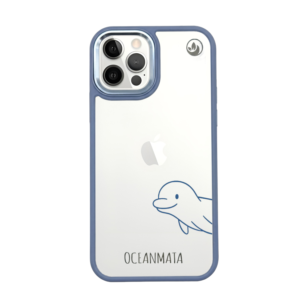 iPhone 12 pro / iPhone 12 case - Dolphin - "Finni" - sustainable
