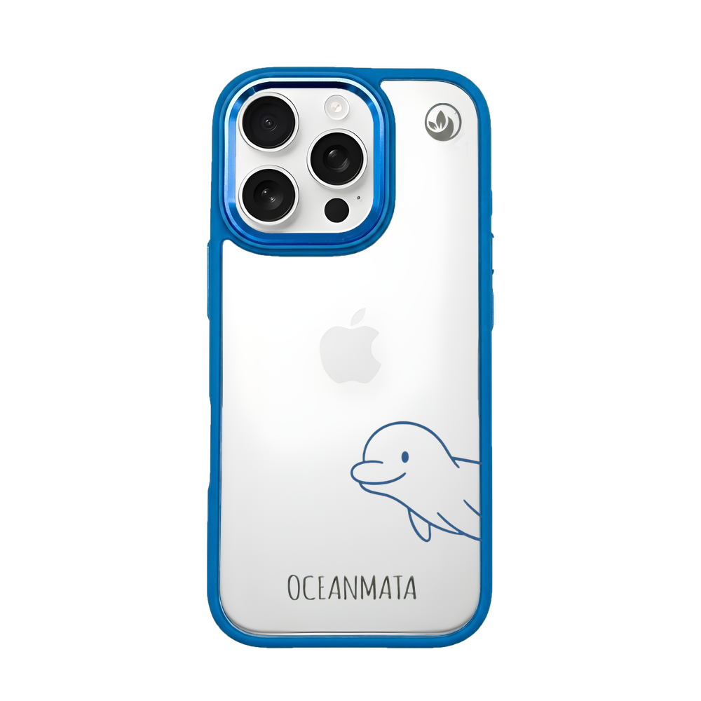 iPhone 16 pro max case - Dolphin - "Finni" - sustainable