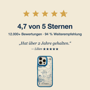 Nachhaltige Handyhülle iPhone 17 pro max Robby aus Ocean Plastic — Bewertungen