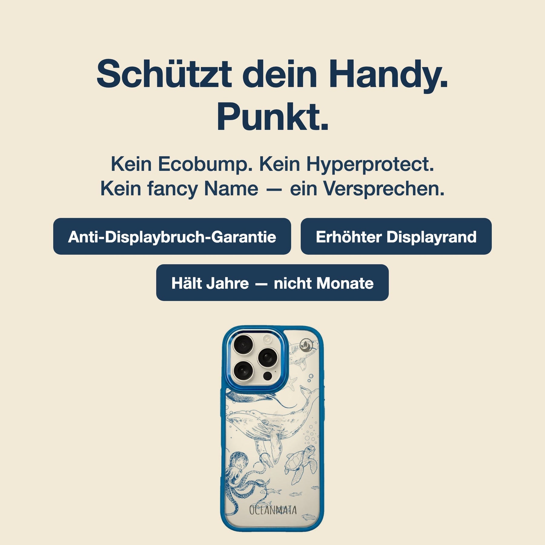 Nachhaltige Handyhülle iPhone 17 Polarbearfamily aus Ocean Plastic — Material