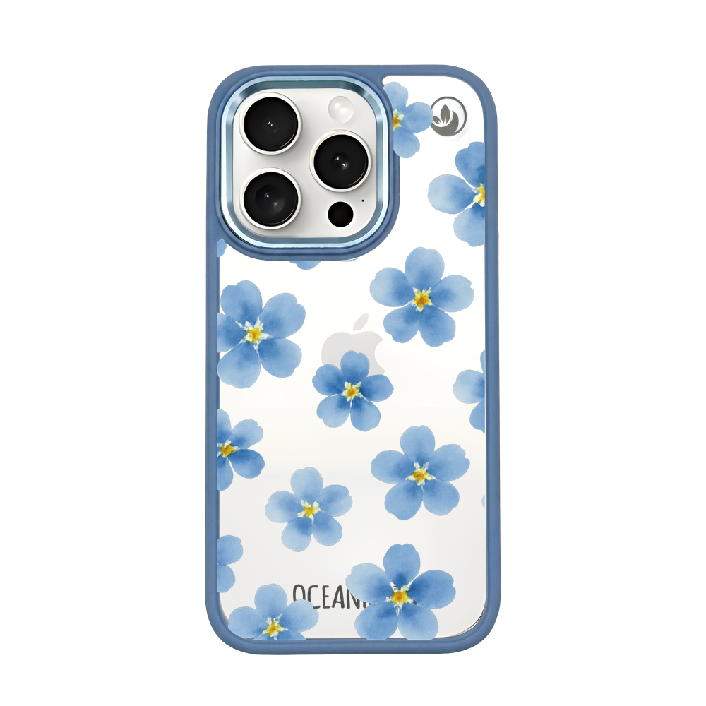 iPhone 15 pro max case - forget-me-not - sustainable