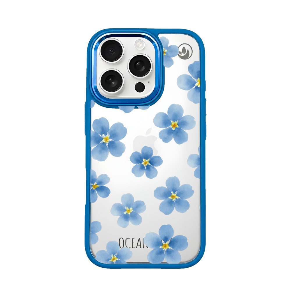 iPhone 16 pro case - forget-me-not - sustainable