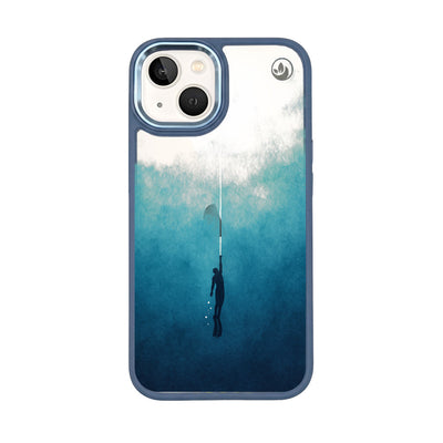 iPhone 13 Case - Freedive Blue - "Freedive" - ​​sustainable