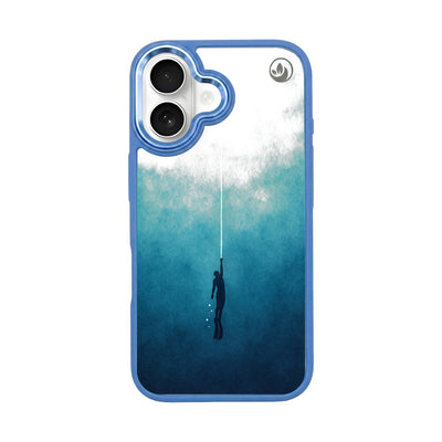 iPhone 16 Case - Freedive Blue - "Freedive" - ​​sustainable