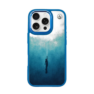 iPhone 16 pro max case - Freedive blue - "Freedive" - ​​sustainable