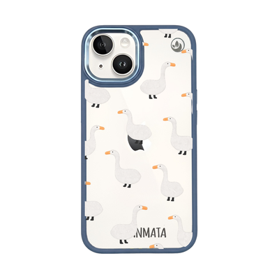 iPhone 14 Case - goose blue - "Goose Fella" - sustainable
