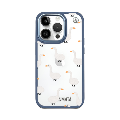 iPhone 14 Pro Max Case - goose blue - "Goose Fella" - sustainable