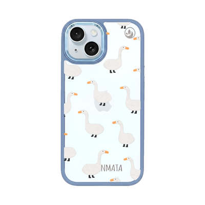 iPhone 15 Case - goose blue - "Goose Fella" - sustainable