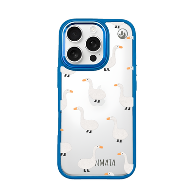 iPhone 16 Pro Max Case - Goose Blue - "Goose Fella" - sustainable