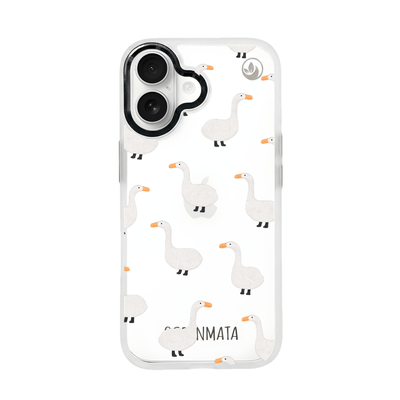 iPhone 17 Case - goose blue - "Goose Fella" - sustainable