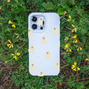 iPhone 13 pro max Hülle - Geist weiß - "LittleGhost" - nachhaltig