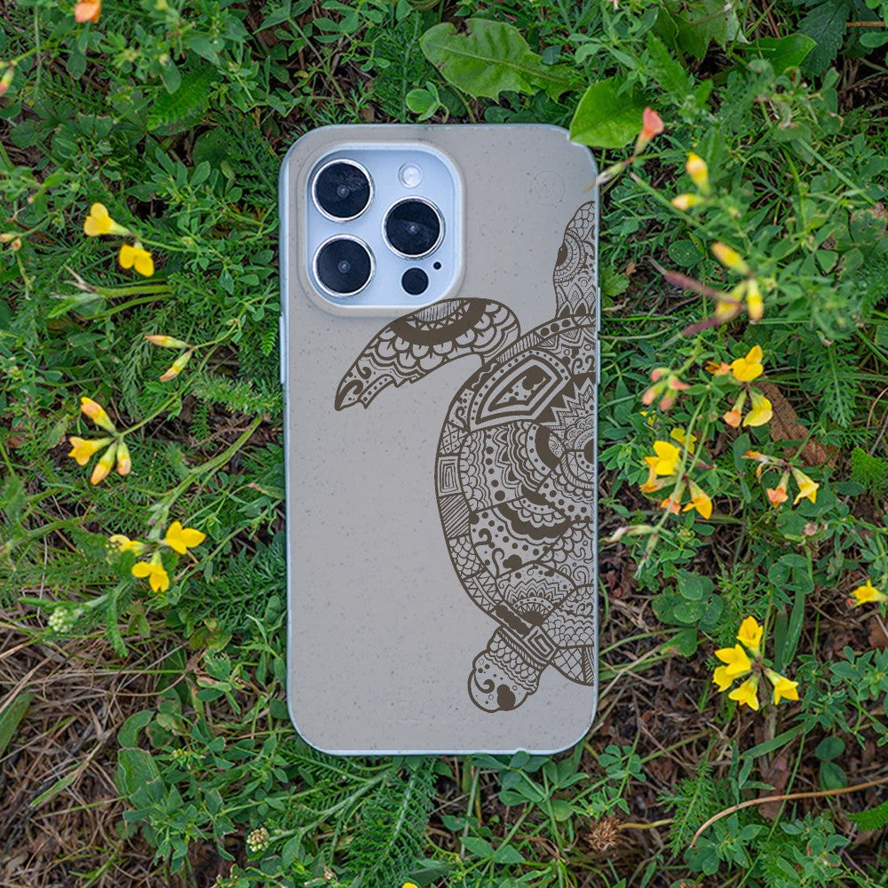 Biologisch abbaubare Handyhülle iPhone 17 Air Greenturtle — kompostierbar — Bonus