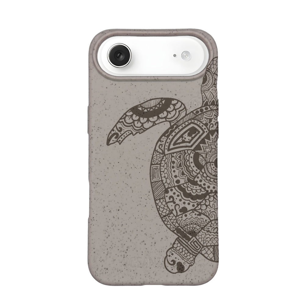 Biologisch abbaubare Handyhülle iPhone 17 Air Greenturtle — kompostierbar — Vorderseite