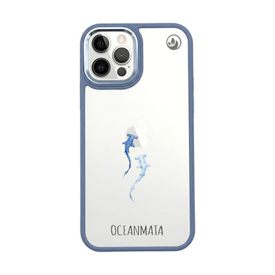 iPhone 12 Pro / iPhone 12 Case - Shark Blue - "Hammerhead" - Sustainable