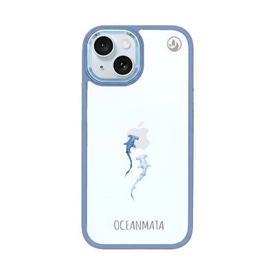 iPhone 15 Case - shark blue - "Hammerhead" - sustainable