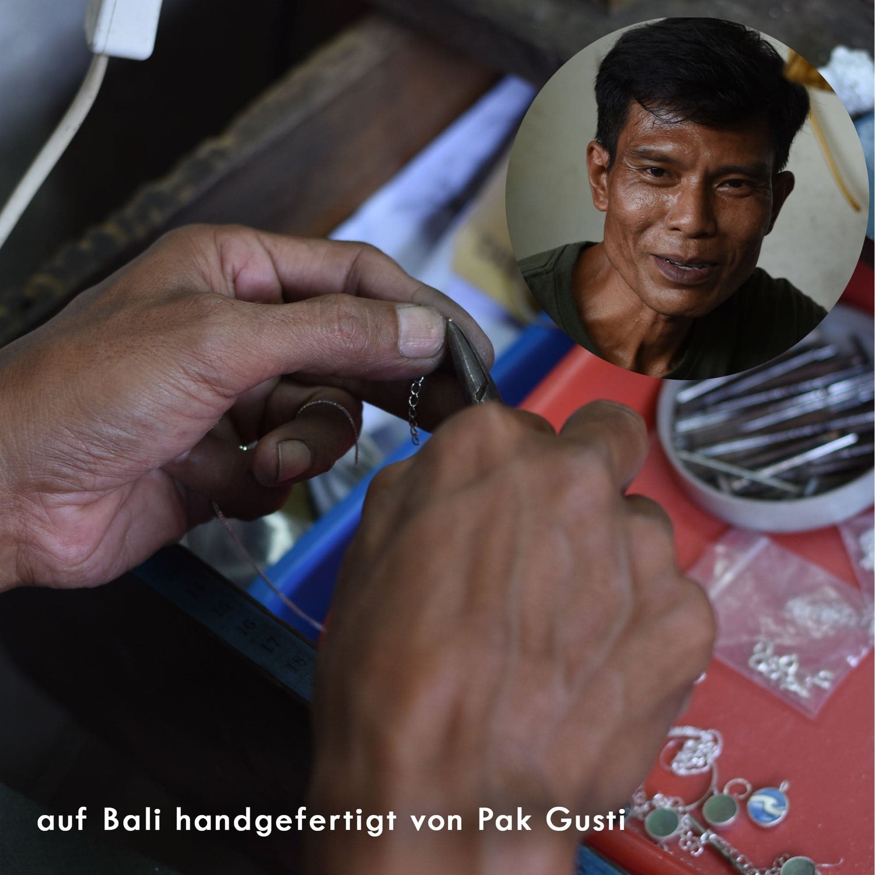 Anklet "GREEN TURTLE"