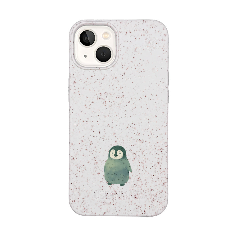 iPhone 13 Case - Penguin white - "HappyPenguin" - sustainable