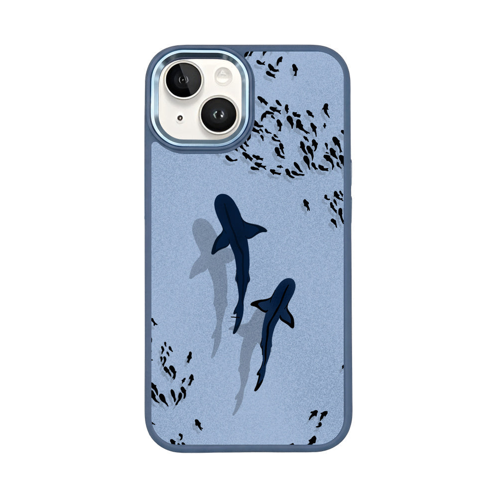iPhone 14 Case - Shark Blue - "Into the blue" sustainable