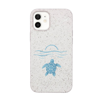 iPhone 12 mini Case - white - "Into the Sun" - sustainable