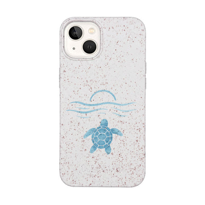iPhone 13 Case - white - "Into the Sun" - sustainable