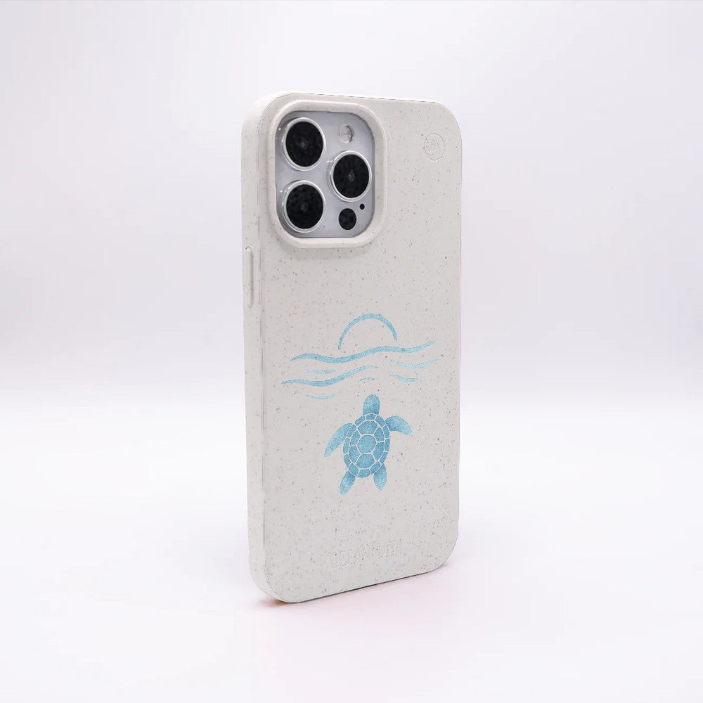 Biologisch abbaubare Handyhülle iPhone 16 pro Intothesun — kompostierbar — Rückseite