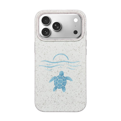 iPhone 17 Pro Max Case - White - "Into the Sun" - Sustainable