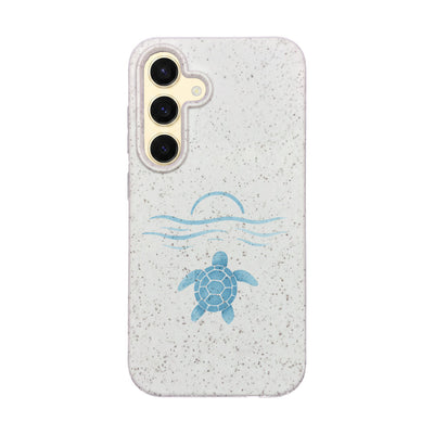 Samsung S24 Case - white - "Into the Sun" - sustainable