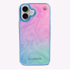 iPhone 16 Case - "Colored Marble" - sustainable