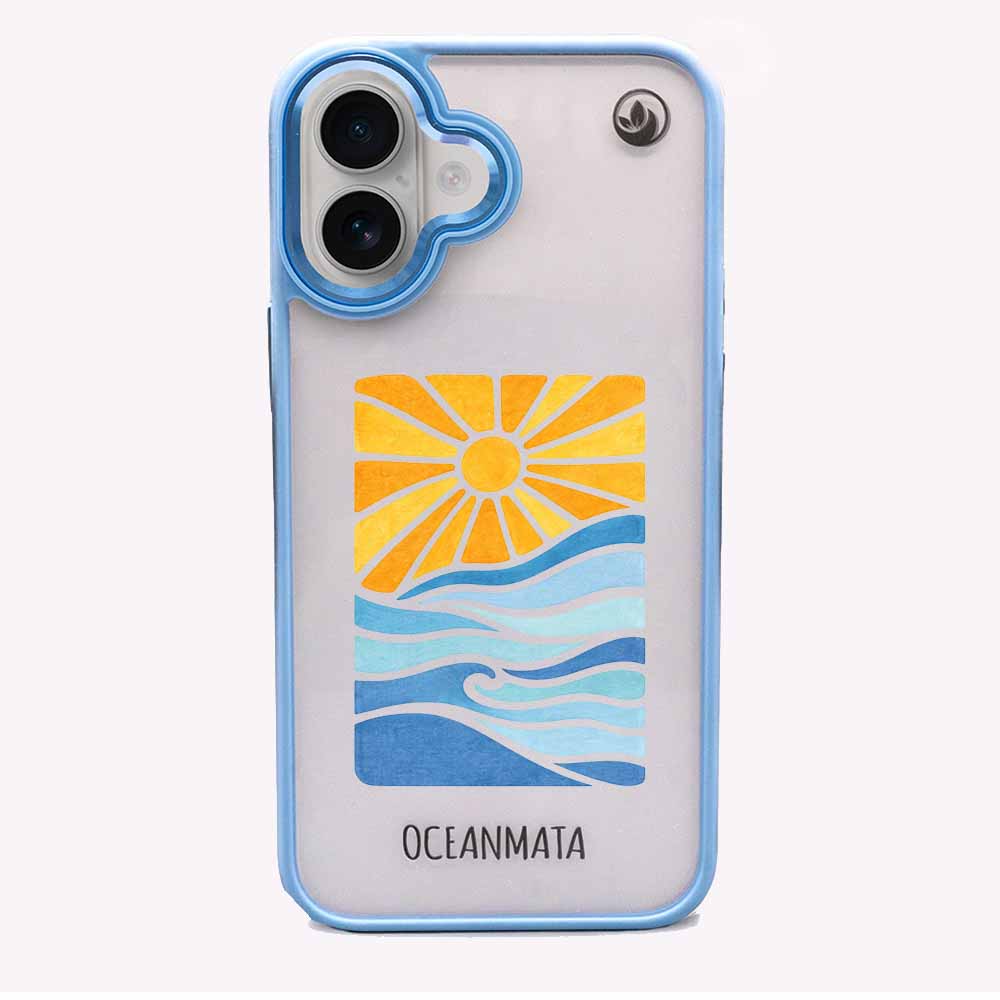iPhone 16 Hülle - Meer blau - "Sun&Sea" - nachhaltig