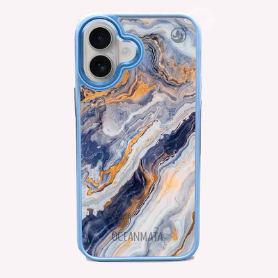 iPhone 16 Case - Marble Blue - "BlueMarble" - sustainable