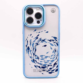iPhone 14 pro max Hülle - Schwarm blau - "Swarmin" - nachhaltig