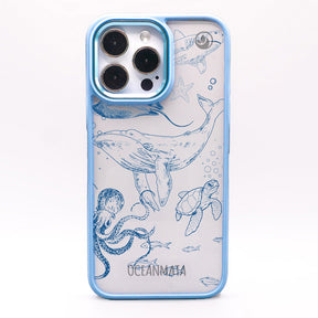 iPhone 13 pro max case - whale blue - "WhaleLife" sustainable