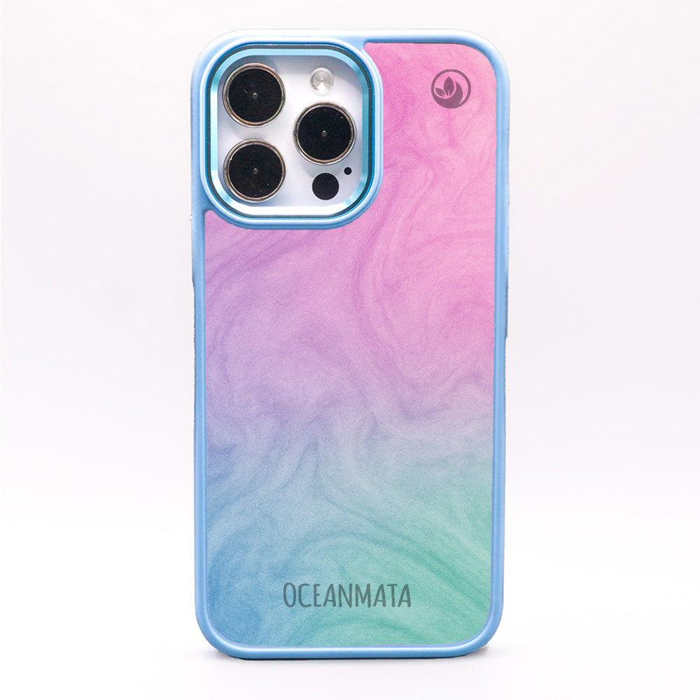iPhone 15 pro case - "Colored Marble" - sustainable