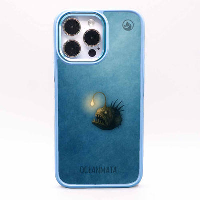 iPhone 14 Pro Case - Anglerfish blue - "Sour" - sustainable