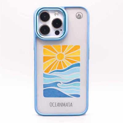 iPhone 15 Case - Ocean Blue - "Sun&Sea" - sustainable