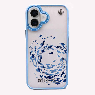 iPhone 16 Case - Swarm Blue - "Swarmin" - sustainable