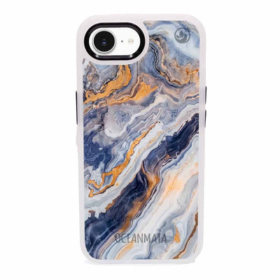 iPhone 16e Case - Marble Blue - "BlueMarble" - sustainable