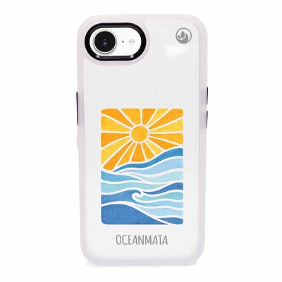 iPhone 16e/17e Case - Ocean Blue - "Sun&Sea" - sustainable