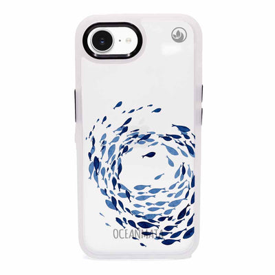 iPhone 16e Case - Swarm Blue - "Swarmin" - sustainable