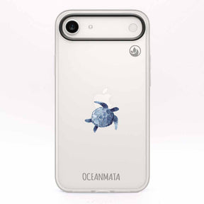 iPhone 17 Air Hülle - Turtle blau - "Shellie" - nachhaltig