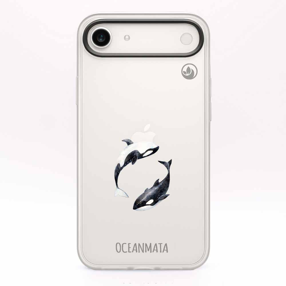 iPhone 17 Air Hülle - Orca blau - "OrcaFlow" - nachhaltig