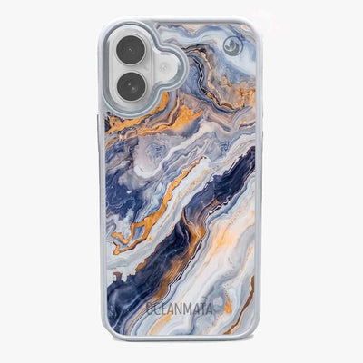 iPhone 17 Case - Marble Blue - "BlueMarble" - sustainable