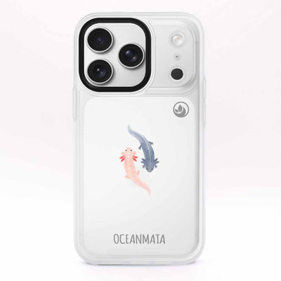 iPhone 17 Pro Case - Axolotl Blue - "Axl" - sustainable