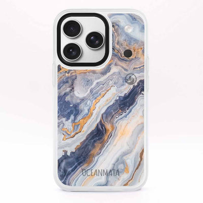 iPhone 17 Pro Case - Marble Blue - "BlueMarble" - sustainable