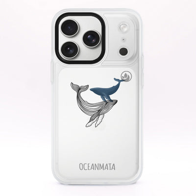 iPhone 17 pro max case - whale blue - "BlueWhale" - sustainable