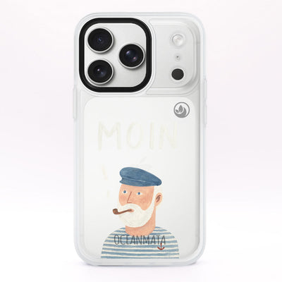 iPhone 17 pro max Hülle - Moin blau - "Ostfriese" - nachhaltig