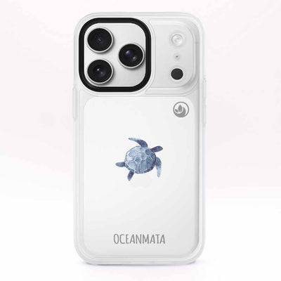 iPhone 17 Pro Case - Turtle Blue - "Shellie" - Sustainable