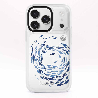 iPhone 17 Pro Case - Swarm Blue - "Swarmin" - Sustainable