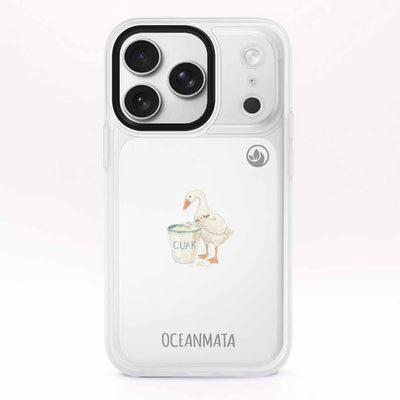 iPhone 17 Pro Case - Quark Duck Blue - "TheQuak" - sustainable