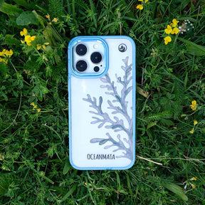 iPhone 16 pro max Hülle - Coral blau - "CoralBlue" - nachhaltig